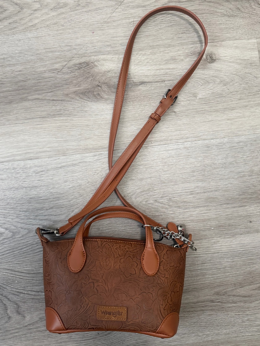 Western Wrangler Crossbody Bag - Brown